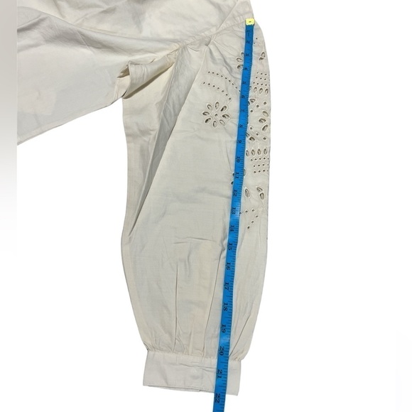 🆕 Matilda Jane Good Hart Button Down Eyelet Detail Sleeve in Ivory - Picture 8 of 8